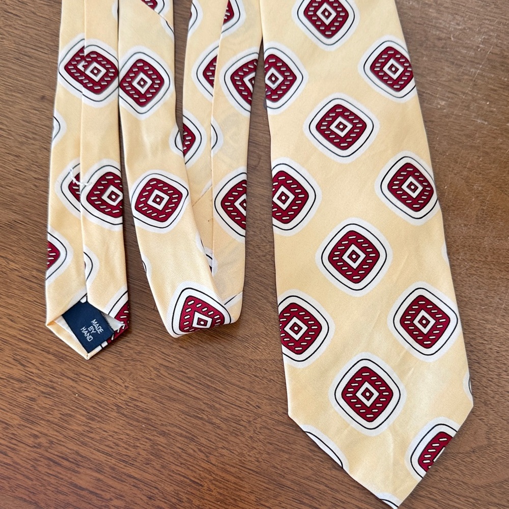 Vintage Polo by Ralph Lauren Made by Hand Silk Tie - Made in USA